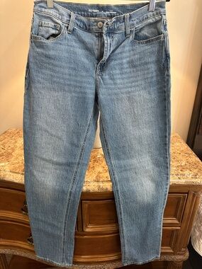 Old Navy Light Wash Blue Straight Leg Jeans